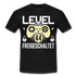 Gamer 44. Geburtstag Gaming Shirt Level 44 Freigeschaltet Geschenk T-Shirt - black