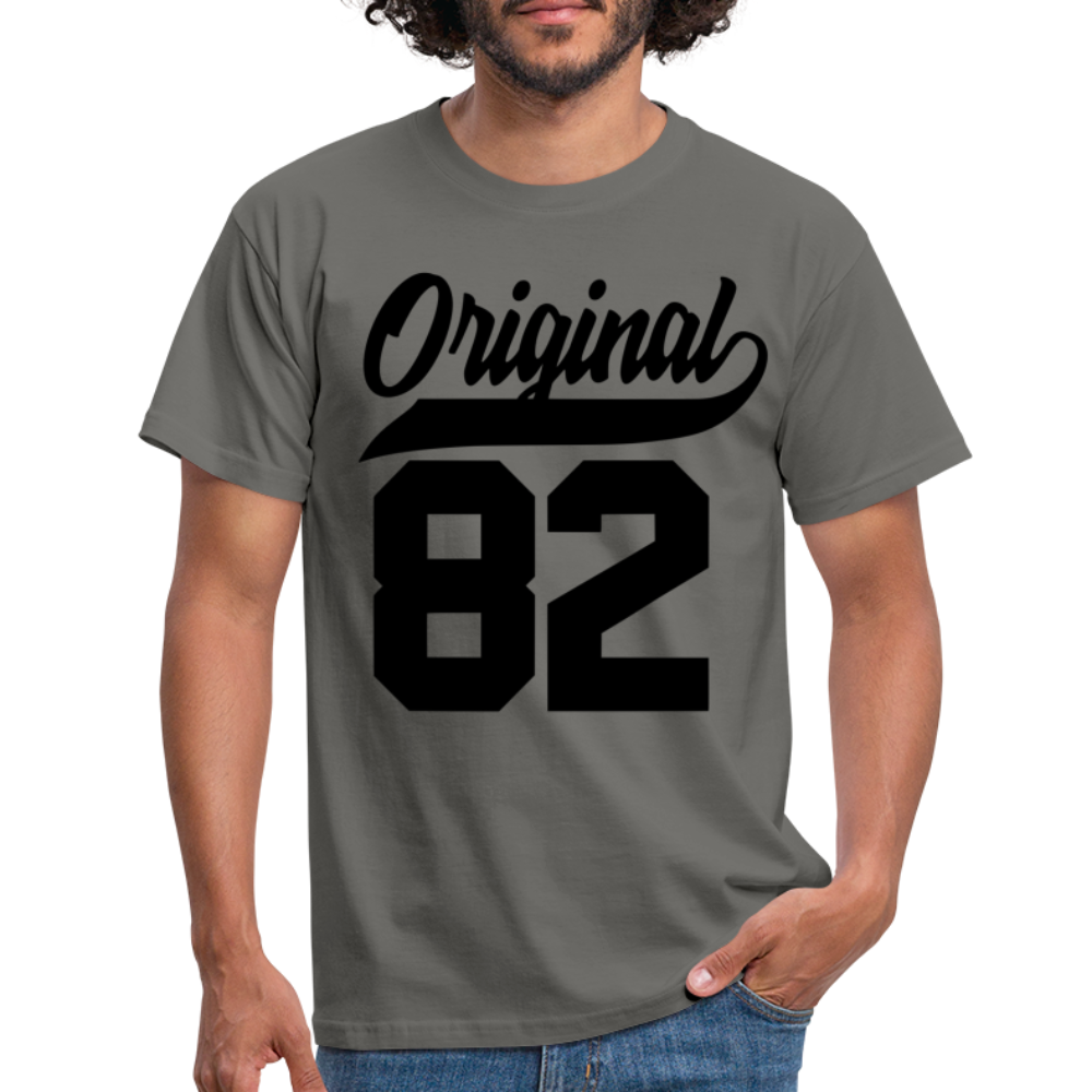 40. Geburtstag Original 1982 Geburtstags Geschenk T-Shirt - graphite grey