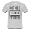 Retro Kassette Tape Not Old I'm Classic Witziges Nostalgie Männer T-Shirt - heather grey