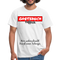 50.Geburtstag Gästebuch Fuffzich Wer unterschreibt kriegt einen Schnaps T-Shirt - white