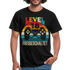18.Geburtstag Gamer Level 18 Freigeschaltet Geschenk T-Shirt - black