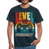 40. Geburtstag Level 40 Freigeschaltet Geschenk T-Shirt - navy