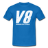 KFZ Mechaniker Mechatroniker V8 Hubraum statt Spoiler Witziges T-Shirt - royal blue