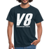 KFZ Mechaniker Mechatroniker V8 Hubraum statt Spoiler Witziges T-Shirt - navy