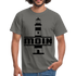 Leuchtturm Moin T-Shirt Im Norden Sagt man Moin Lustiges T-Shirt - graphite grey