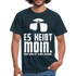 Leuchtturm Es Heißt Moin T-Shirt - navy