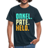 Onkel Pate Held Shirt Geschenk für Patenonkel T-Shirt - navy