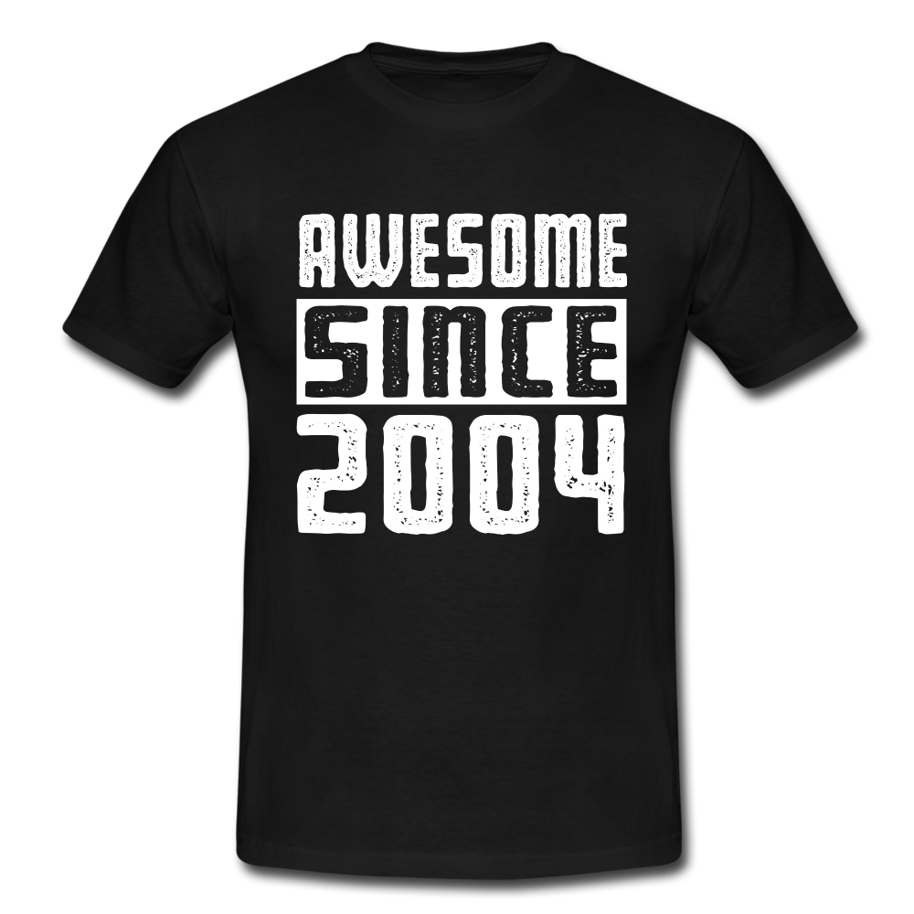 Geboren 2004 Geburtstags Shirt Awesome since 2004 Geschenk T-Shirt - black
