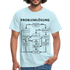 Problemlösung Logigram Shirt Witzig lustiges Geschenk T-Shirt - sky