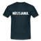 T-Shirt Witziger Spruch Plattdeutsch Norddeutsch Nützt ja nix T-Shirt - navy