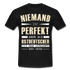 Ossi Ostdeutsch Shirt Lustiges T-Shirt Niemand ist Perfekt - black