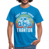 Bauern Traktor Shirt coole Jungs fahren Traktor Retro Style T-Shirt - royal blue