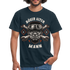 Biker Shirt Böser alter Mann Lustiges T-Shirt - navy