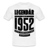 70. Geburtstag Geboren 1952 Zur Perfektion gereift Geschenk T-Shirt - white