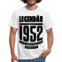70. Geburtstag Geboren 1952 Zur Perfektion gereift Geschenk T-Shirt - white