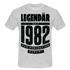 40. Geburtstag Geboren 1982 Zur Perfektion gereift Geschenk T-Shirt - heather grey