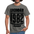 40. Geburtstag Geboren 1982 Zur Perfektion gereift Geschenk T-Shirt - graphite grey