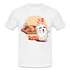 Sushi schlafwandelt Lustiges Geschenk T-Shirt für Sushi Freunde - white
