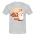 Sushi schlafwandelt Lustiges Geschenk T-Shirt für Sushi Freunde - heather grey