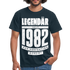 40. Geburtstag Geboren 1982 Zur Perfektion gereift Geschenk T-Shirt - navy