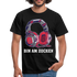 Gamer Shirt Headset bin am Zocken Geschenk Gaming T-Shirt - black