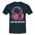 Gamer Shirt Headset bin am Zocken Geschenk Gaming T-Shirt - navy