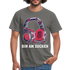 Gamer Shirt Headset bin am Zocken Geschenk Gaming T-Shirt - graphite grey