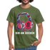 Gamer Shirt Headset bin am Zocken Geschenk Gaming T-Shirt - military green