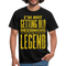 Geburtstags Shirt altere nicht werde zur Legende Geschenk T-Shirt - black