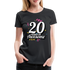 20. Mädels Geburtstag 20 Years of Awesome Geburtstags Geschenk Premium T-Shirt - black