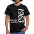 Geburtstags Geschenk Shirt Legendär seit Mai 1963 T-Shirt - black