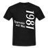 Geburtstags Geschenk Shirt Legendär seit Mai 1981 T-Shirt - black
