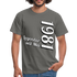 Geburtstags Geschenk Shirt Legendär seit Mai 1981 T-Shirt - graphite grey
