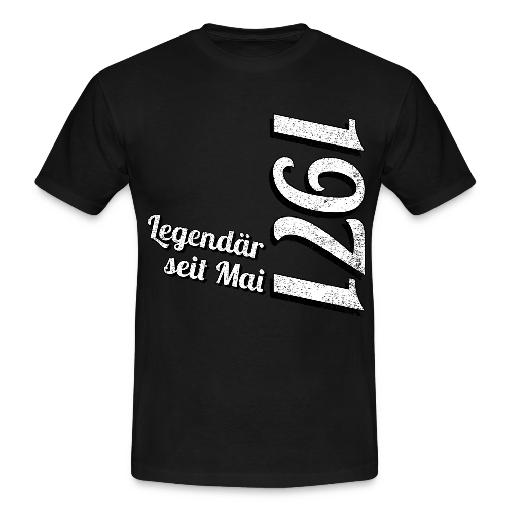 Geburtstags Geschenk Shirt Legendär seit Mai 1971 T-Shirt - black