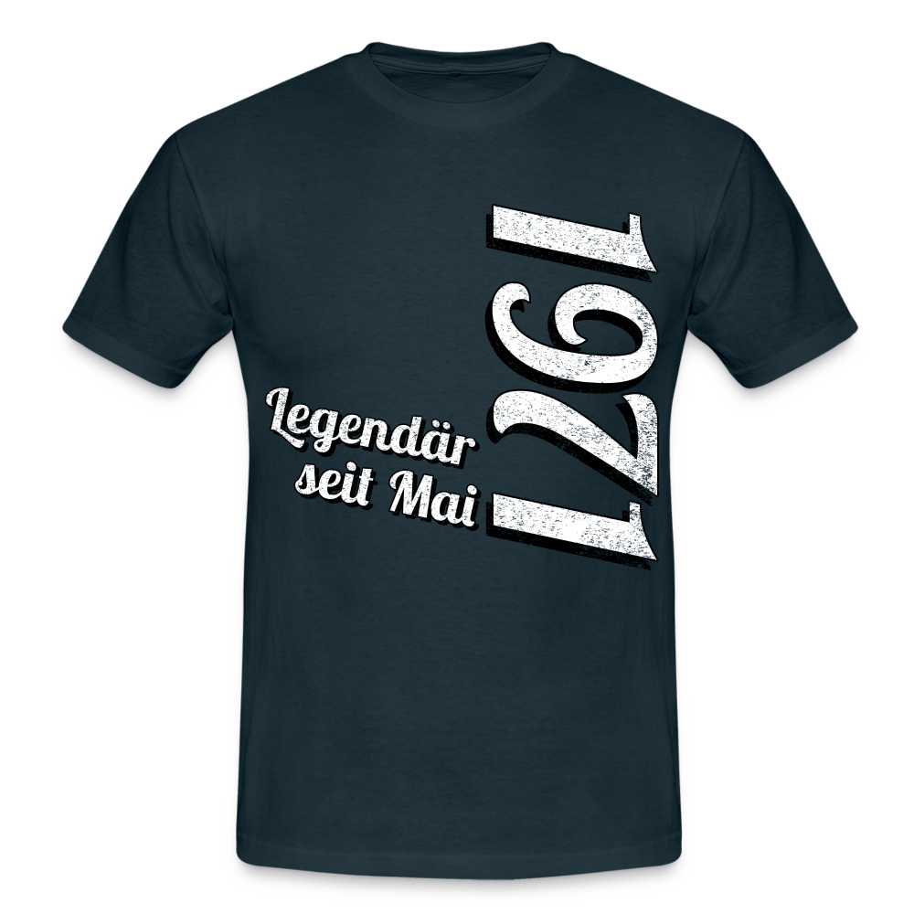 Geburtstags Geschenk Shirt Legendär seit Mai 1971 T-Shirt - navy