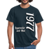Geburtstags Geschenk Shirt Legendär seit Mai 1977 T-Shirt - navy