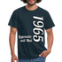 Geburtstags Geschenk Shirt Legendär seit Mai 1965 T-Shirt - navy