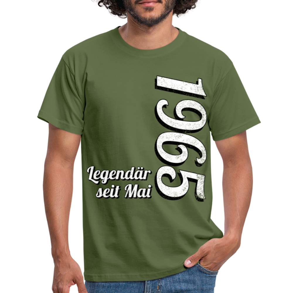 Geburtstags Geschenk Shirt Legendär seit Mai 1965 T-Shirt - military green