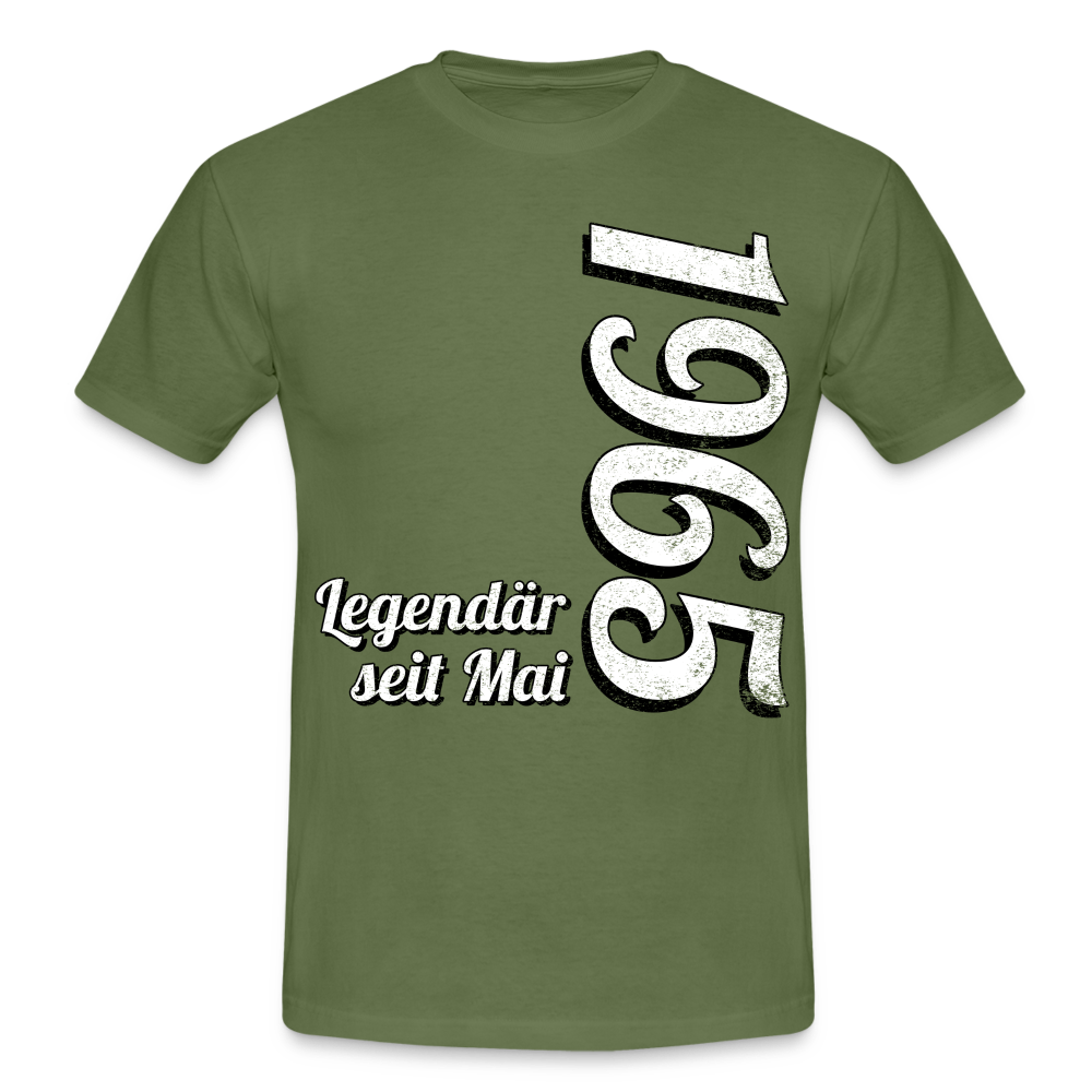Geburtstags Geschenk Shirt Legendär seit Mai 1965 T-Shirt - military green