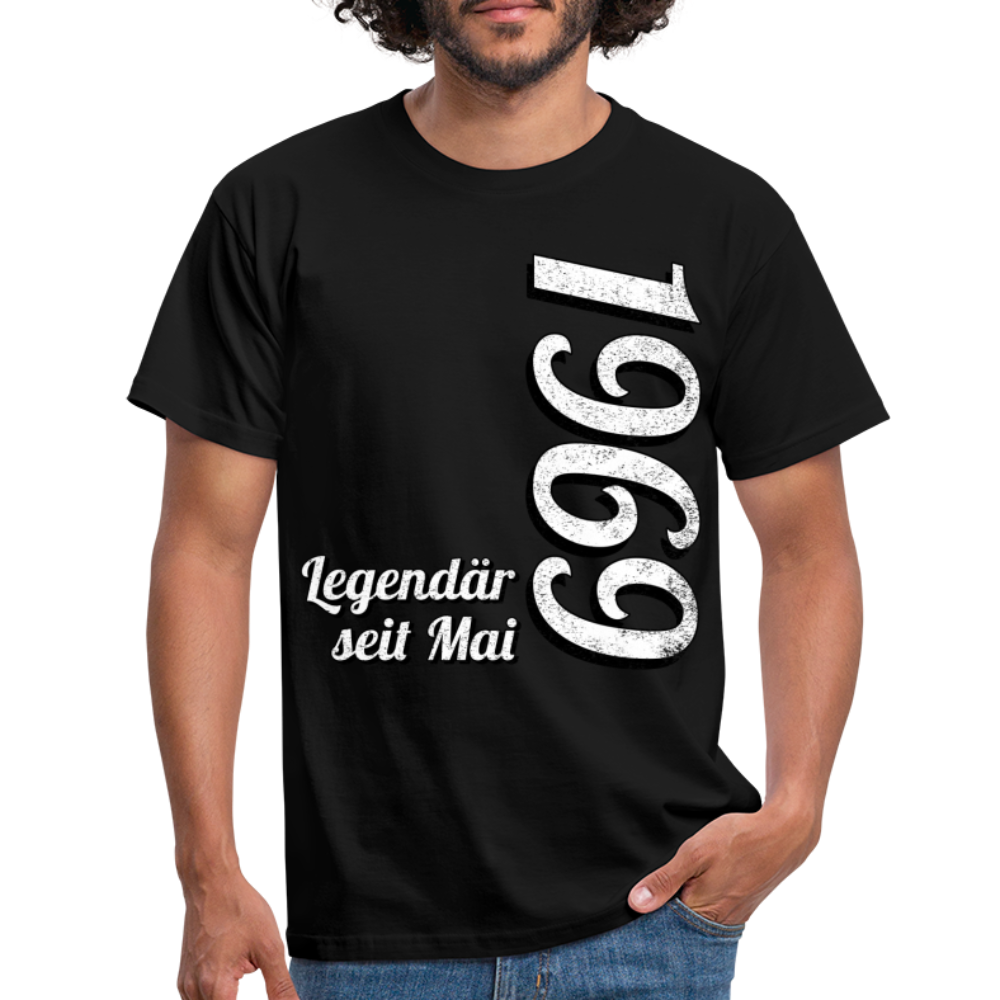 Geburtstags Geschenk Shirt Legendär seit Mai 1969 T-Shirt - black