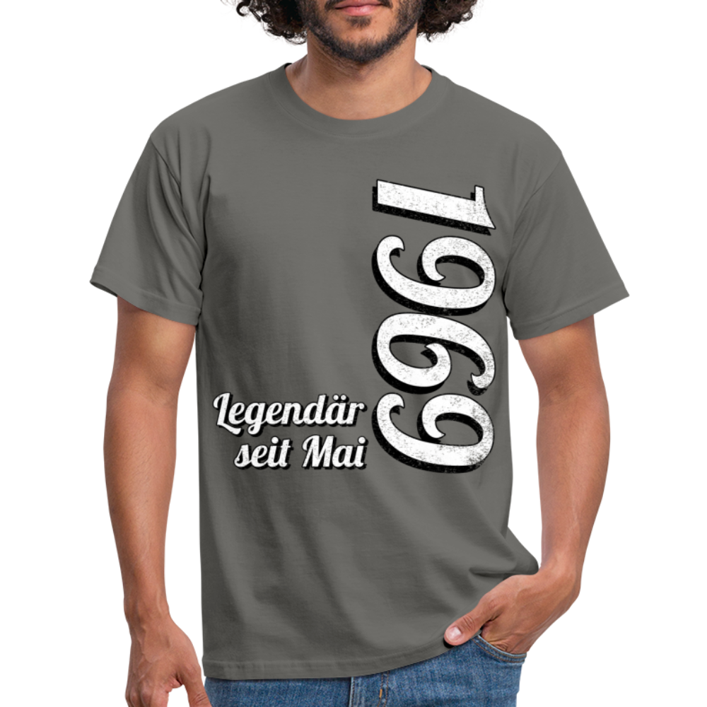 Geburtstags Geschenk Shirt Legendär seit Mai 1969 T-Shirt - graphite grey