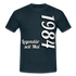 Geburtstags Geschenk Shirt Legendär seit Mai 1984 T-Shirt - navy