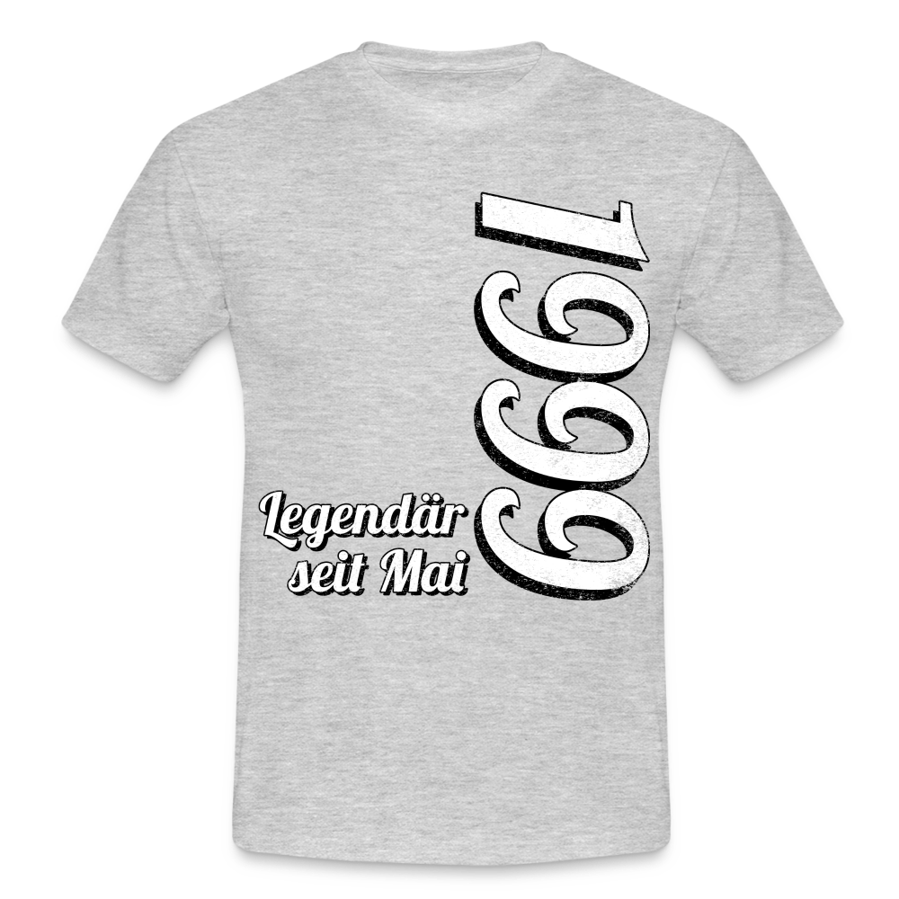 Geburtstags Geschenk Shirt Legendär seit Mai 1999 T-Shirt - heather grey