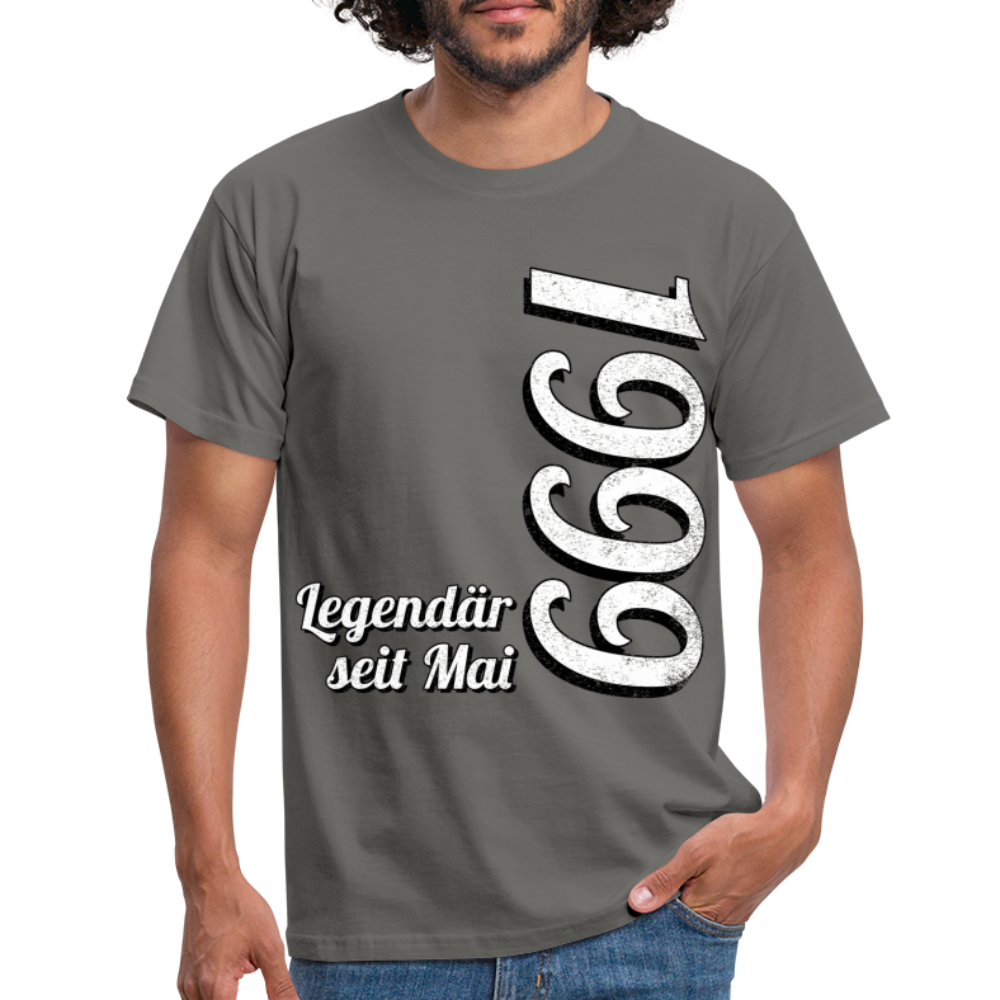 Geburtstags Geschenk Shirt Legendär seit Mai 1999 T-Shirt - graphite grey