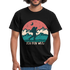 Wander Shirt Berge Wandern Natur Ich bin weg Geschenk Idee T-Shirt - black