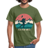 Wander Shirt Berge Wandern Natur Ich bin weg Geschenk Idee T-Shirt - military green