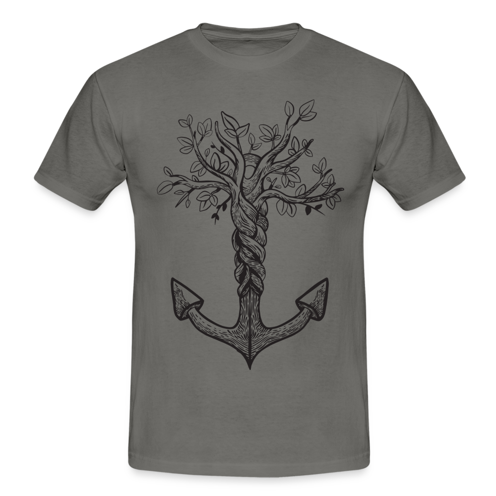 Anker Shirt Anker Seefahrer Geschenk T-Shirt - graphite grey