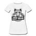 Kaffee Trinker Katze - Brauche jetzt Kaffee lustiges Frauen Premium T-Shirt - white