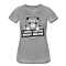 Kaffee Trinker Katze - Brauche jetzt Kaffee lustiges Frauen Premium T-Shirt - heather grey