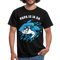 Vatertag Hai Papa is ja da Lustiges Papa Geschenk T-Shirt - black